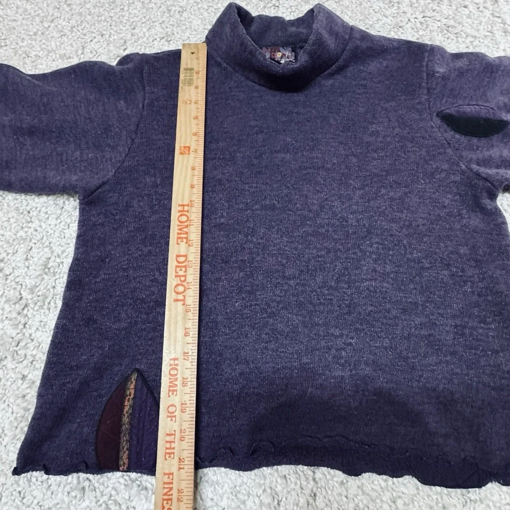 Red Rover Polartec Fleece‎ Pullover Sweater Size Small Purple Long Sleeve